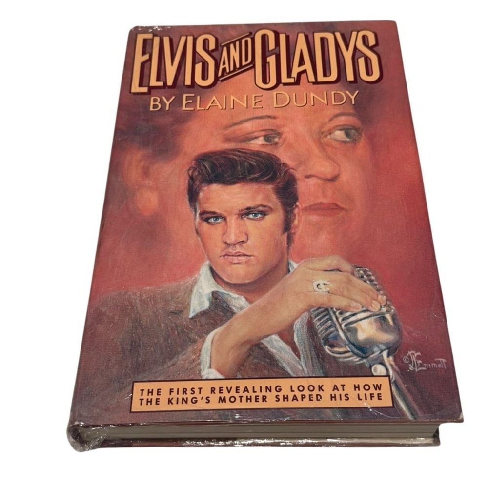 Elvis and Gladys by Elaine Dundy Hardcover Book Elvis Presley Biography 1985
